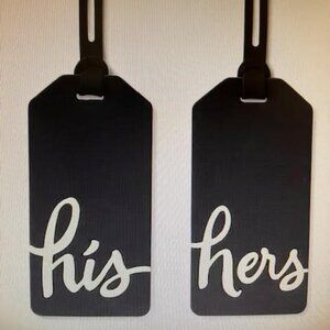 Kate Spade “His & Hers” Luggage Tags | BRAND NEW